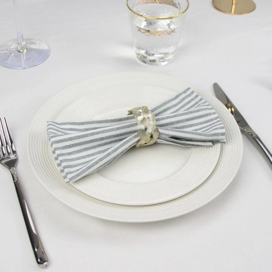 Set di tovaglioli in tessuto per il pranzo di Natale