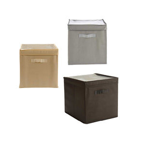 Scatole Kit 3pz TNT e PVC Ideali per il Cambio Stagione Contenitore Salvaspazio