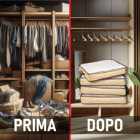 Scatole Portatutto TNT e PVC Kit 4pz Ideali per il Cambio Stagione Salvaspazio