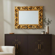 Specchiera Madrid 101x82h colore oro