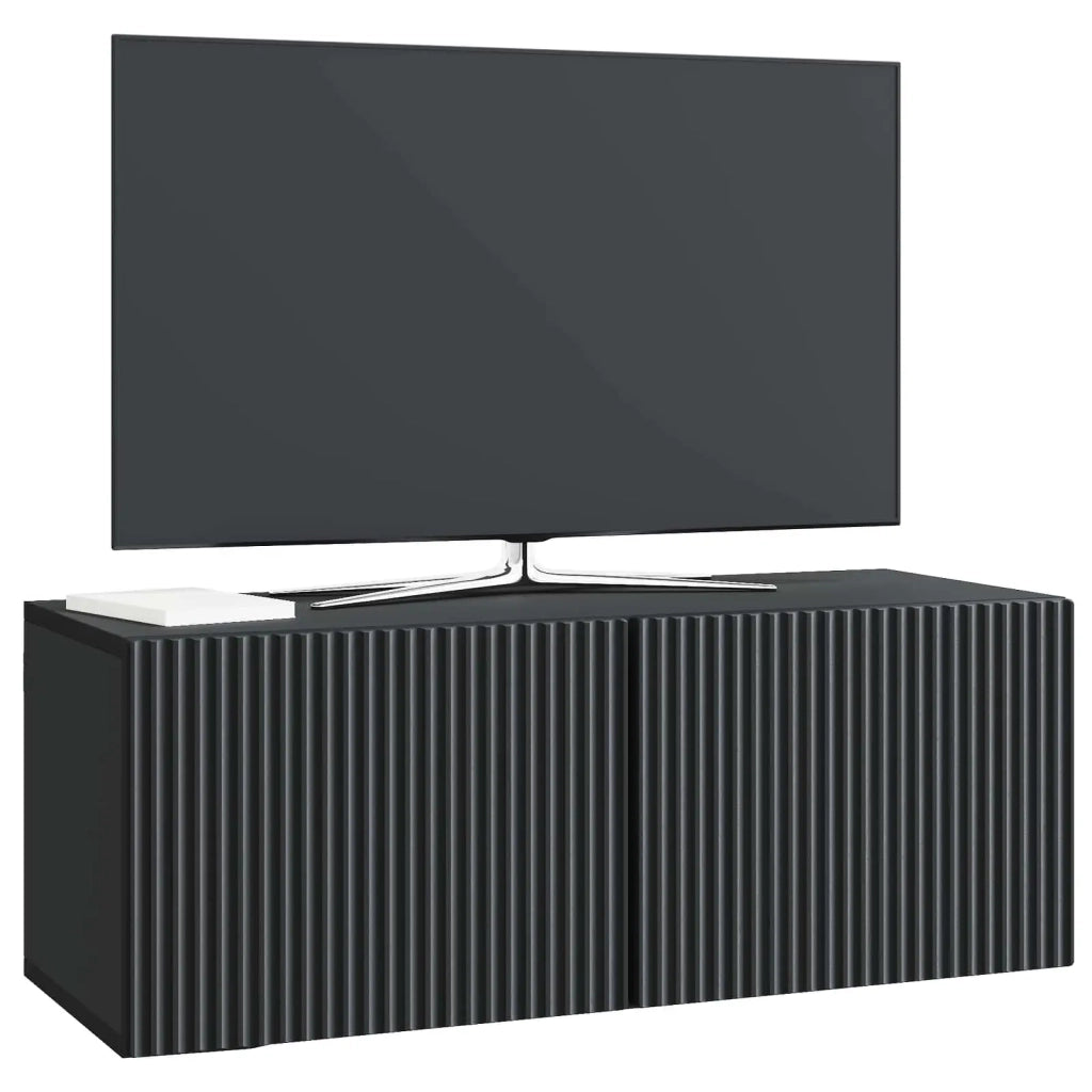 Mobile Porta TV da Muro Nero 78,5 x 31 x 30 cm