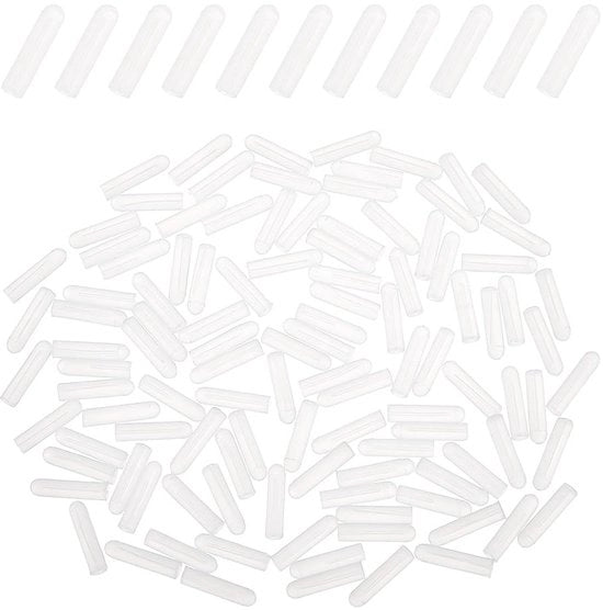 Spuntini a Dose per 150 Stuks - Spunti a Luer Lock per Spout - Coperture per Applicatori di Colla - Bocchette per Flessi di Olio - Dose Spuntata - Materiale Duraturo e Facile da Pulire - Spuntino per Spout