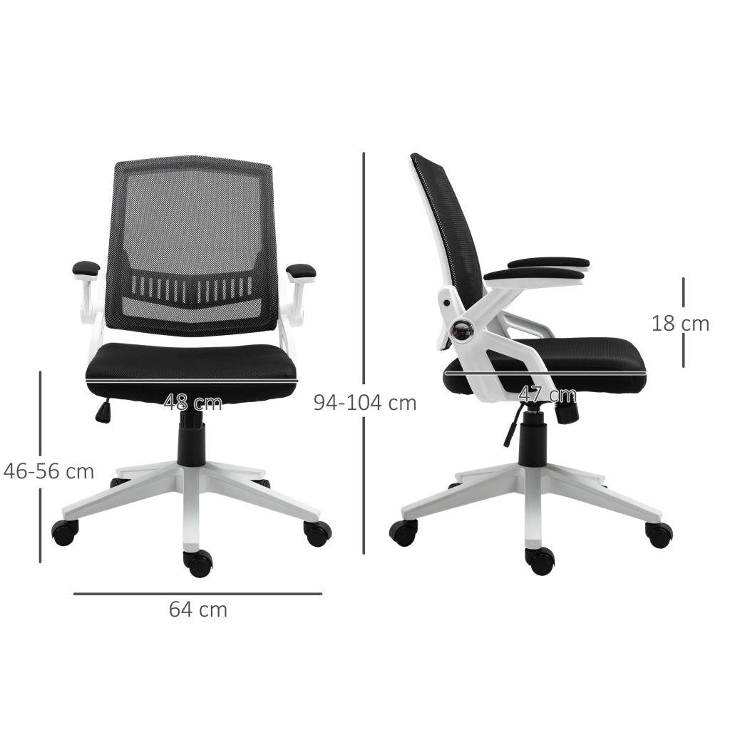 Sedia da ufficio ergonomica ¨C Zephmum ¨C Nero 61x61x94-104 cm