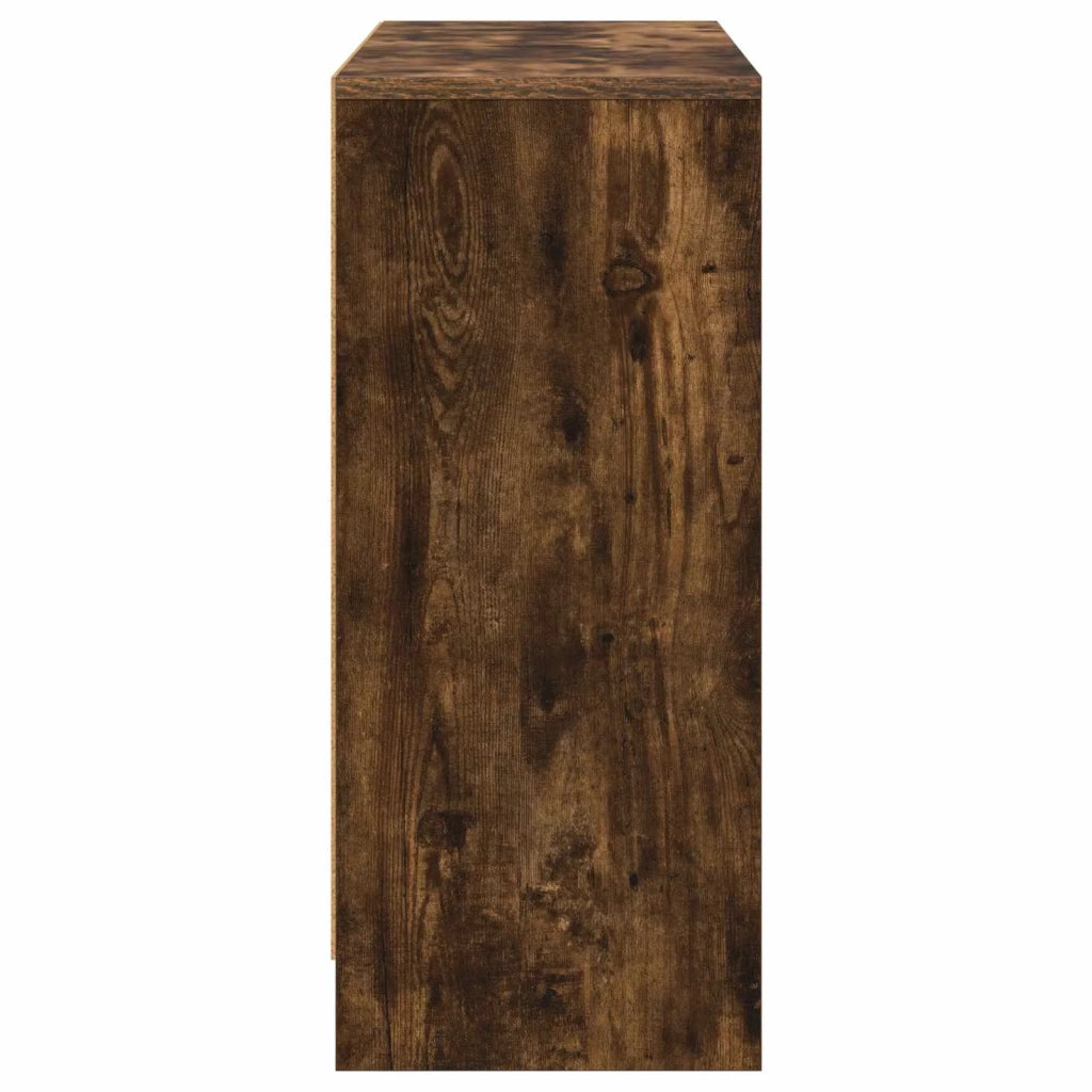 Credenza con cassetto Rovere fumé 88,5 x 27,5 x 63,5 cm