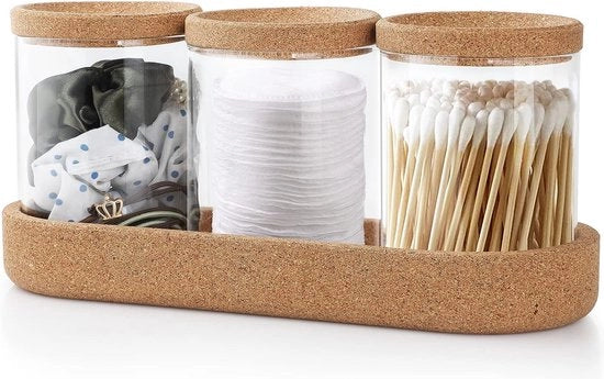 Contenitore per stecche di spugna, coperchio in gomma, dispenser per dischetti di spugna con supporto base per la doccia, stecche di spugna, deposito per dischetti di spugna, trasparente