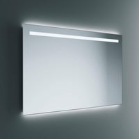 Lineabeta - Specchio LED Europa 120x80cm con cornice bianca e antiappannamento