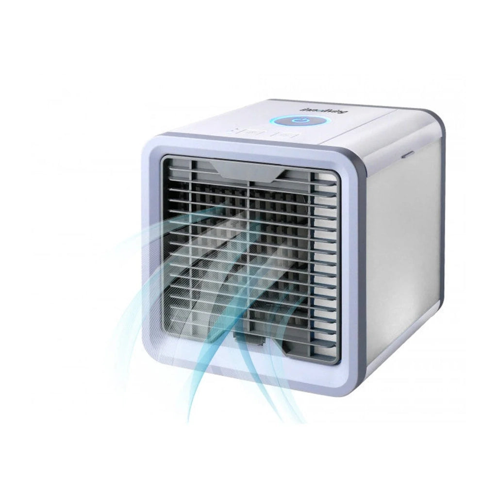 Raffrescatore d'aria evaporativo 3 in 1 con ventilatore, umidificatore e luce LED INN-519 - Standard