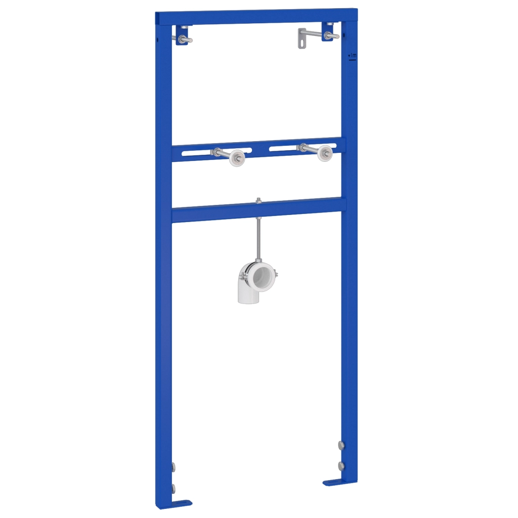 Struttura di Montaggio Nascosta per Lavabo 50x112-136 cm in Acciaio