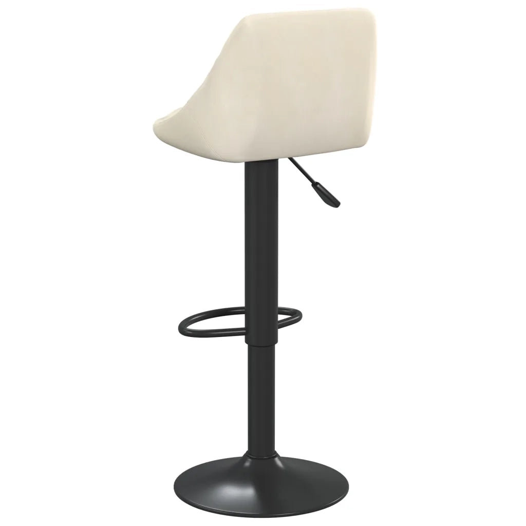 Sgabello da Bar Crema in Velluto cod mxl 62476