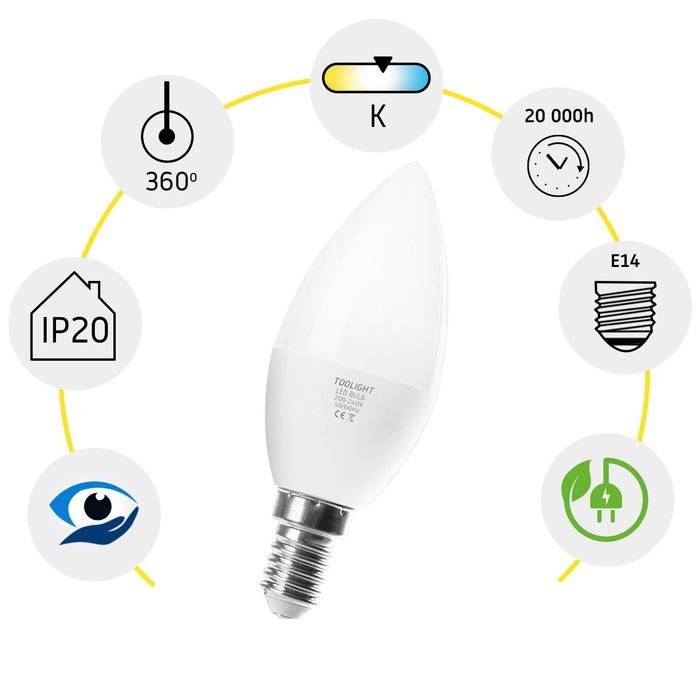 Bulbo Led Rsl036 E14 8w Neutral