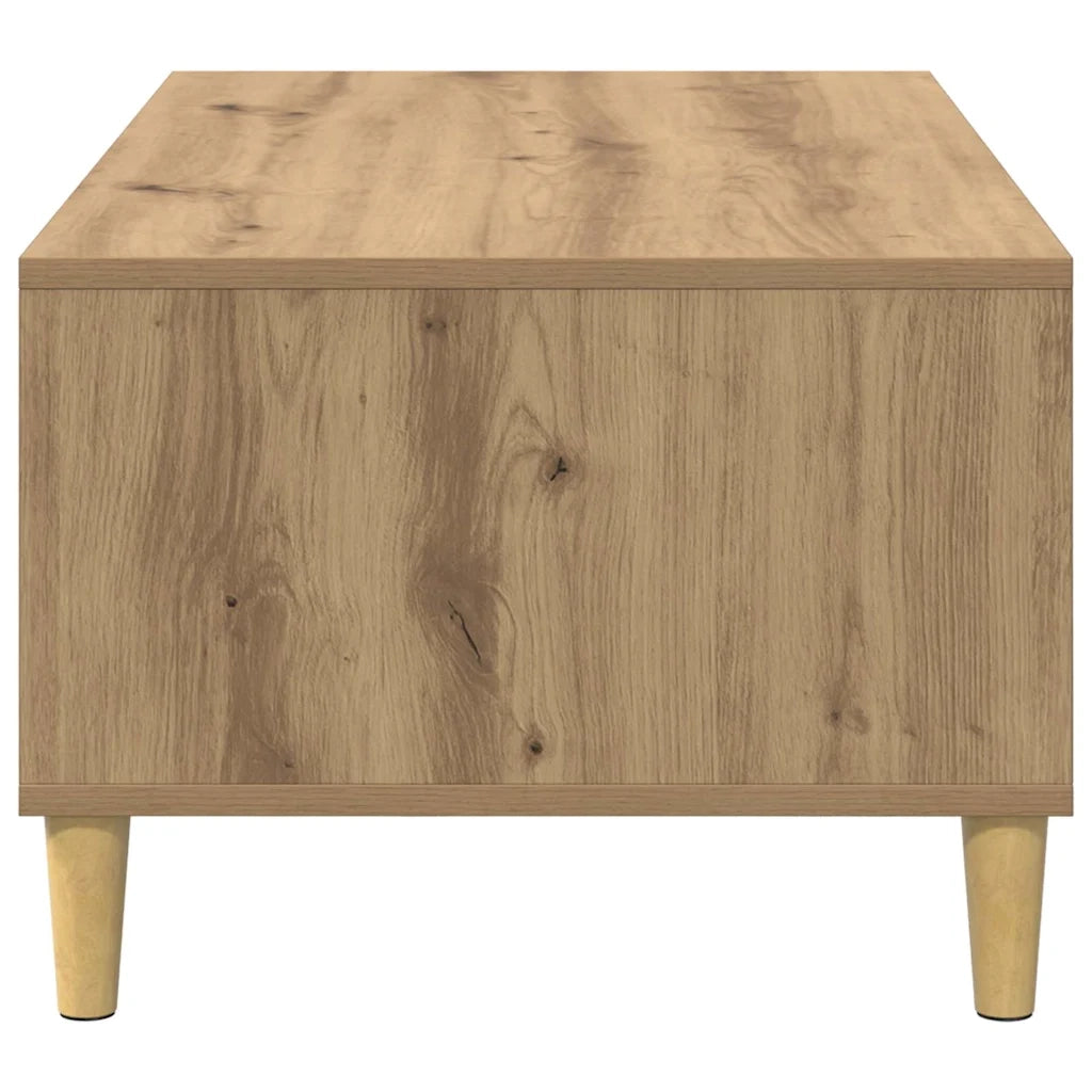 Tavolino da salotto Rovere artigianale 90 x 50 x 26.5 cm