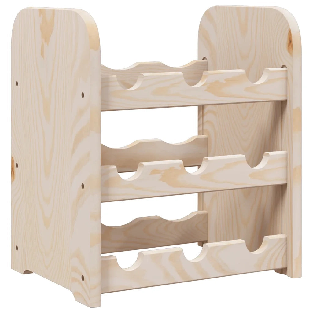 Portavini 33x25x37 cm in Legno Massello di Pino