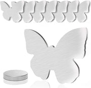 8 pezzi - clip per tovagliato - Clip magnetica per tovagliato a forma di farfalla in acciaio inossidabile - Clip pratica e creativa per tovagliato - Adatta per feste, campeggi, matrimoni, giardini e pic nic