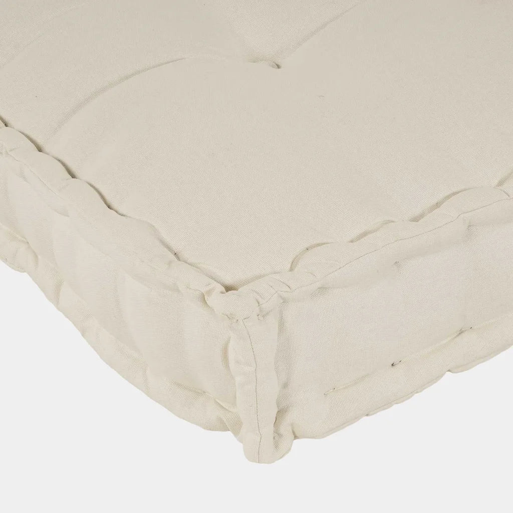 Cuscino per Divano Pallet 2 pcs Crema 120 x 80 x 38 cm Tessuto 4019081