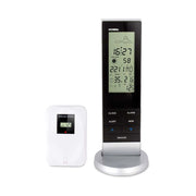 Stazione meteorologica con sensore wireless Modello WS-1150 Nero / Argento Alecto