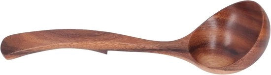 Lepeli servizio a cucchiaio in legno di teak con cucchiaio a cucchiaio in legno di acacia naturale