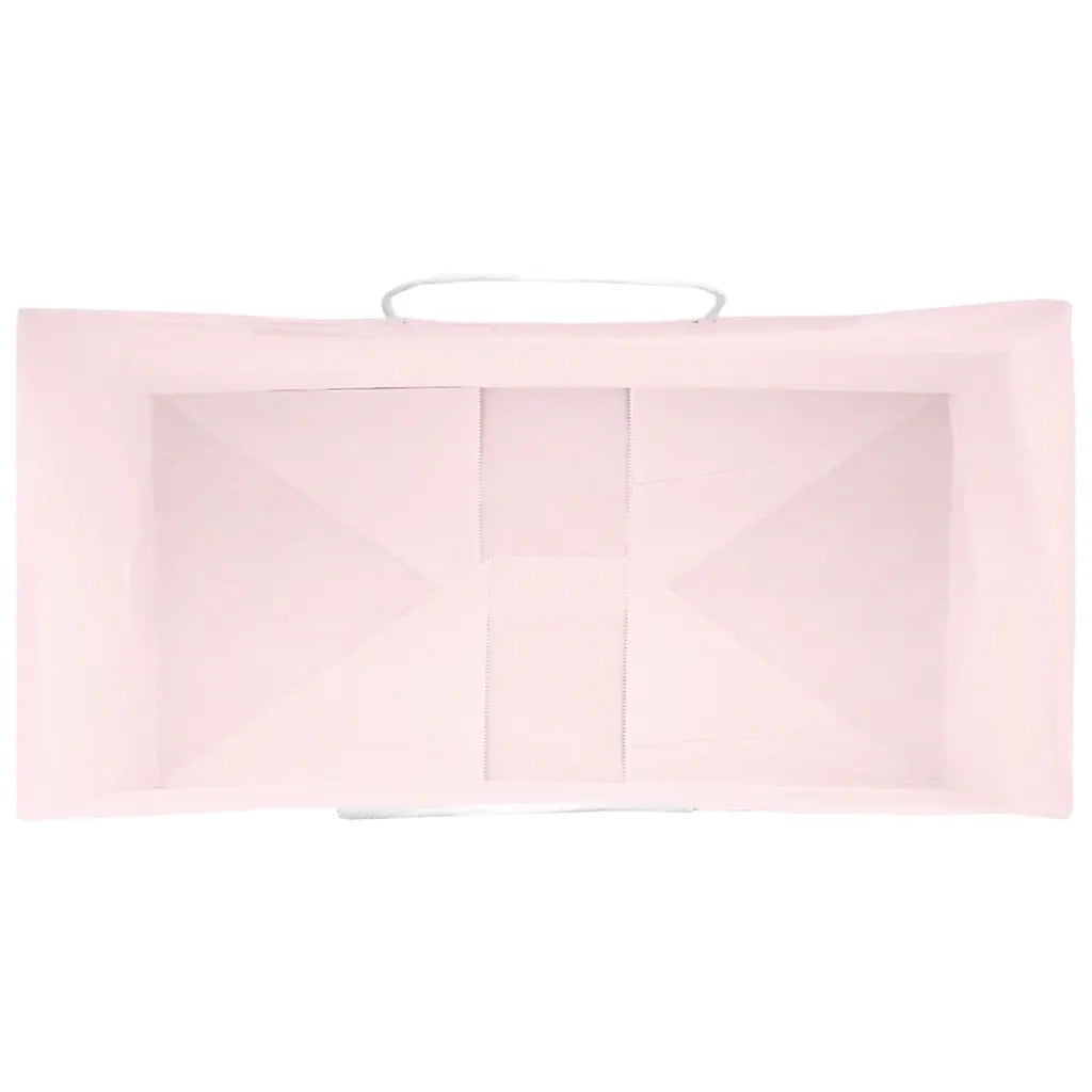 vidaXL Sacchetti di Carta 250 pz con Manici Rosa 21x11x31 cm