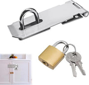 Contenitore con Chiusura a Viti - Cassetta in Acciaio Inossidabile - Chiave - Finestra di Giardino - Armadio da Camera da Letto - Porta Caricamento .