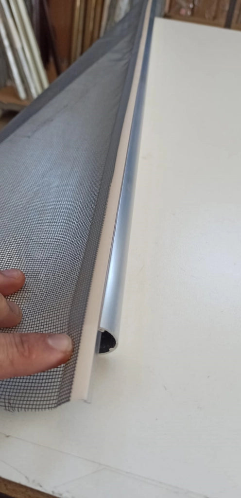 Rete zanzariere Verticale ricambio in Kit 80 x 160 universale con tasca e rullo avvolgitore porte e finestre
