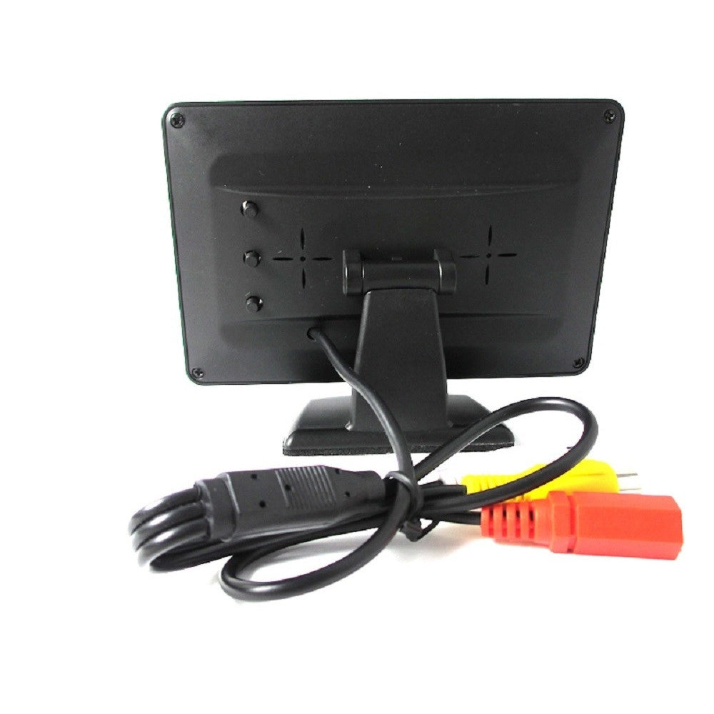 Trade Shop - Monitor Portatarga Con Telecamera E Sensori Di Parcheggio Monitor Da 4.3" -