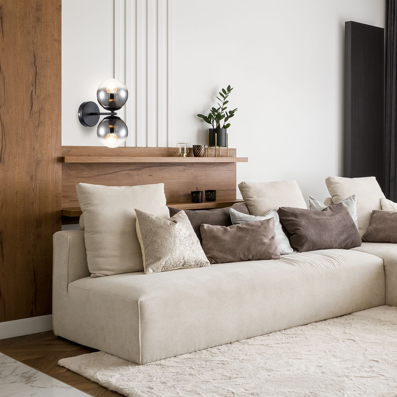 Lampada Da Parete APP1162-2W Black