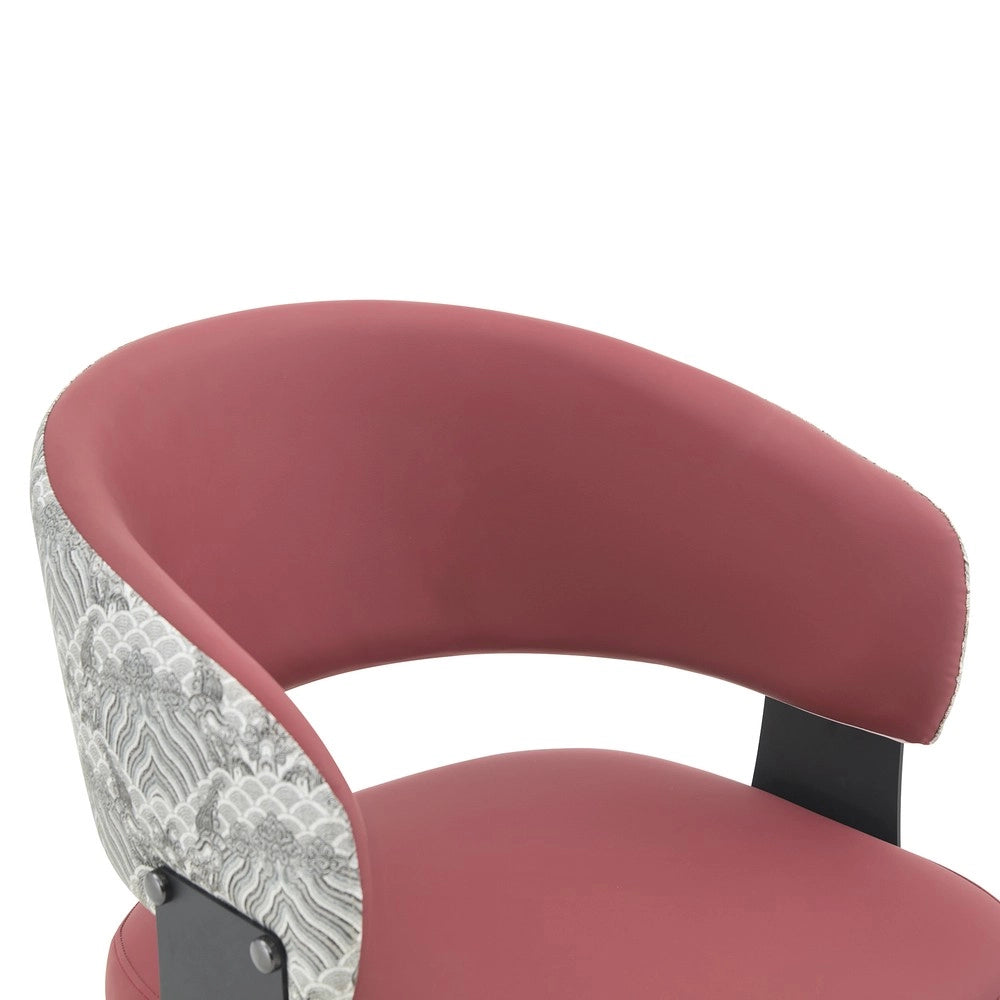 Sedie da Pranzo Stile Retr¨° Set 2 Pezzi ¨C MINIMAL ¨C Similpelle, Braccioli, Gambe in Legno