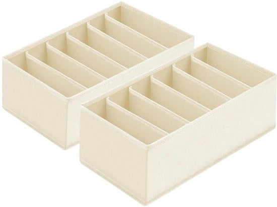 Organizzatore per intimo - multifunzionale e spazievolutivo - 1 pezzo - materiale ecologico - 30 x 15 x 9 cm