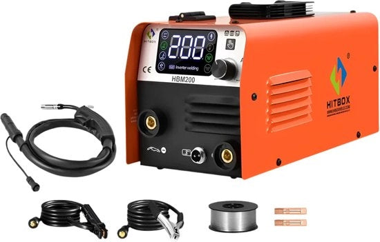 Macchina a Lasa Elettrica - Lasa 3 in 1 - Lasa Inverter MIG/LIFT TIG/MMA - Non a Gas - Lasa Semiautomatica - Solderare senza Gas - 3 in 1 - Modello:  - Codice Prodotto:  - Tensione:  - Potenza:  - Frequenza:  - Peso:  - Dimensioni:  - Colore: