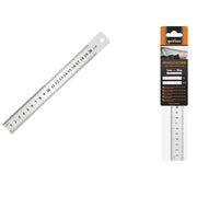 Trade Shop - Righello Metro In Acciaio Inox Metallo 1 Mm A 20 Cm Riga Segnatura Cm Inch 97762 -