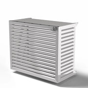 Copri Condizionatore 135x112x74 cm in Alluminio a Parete Big Blade XXL Bianco
