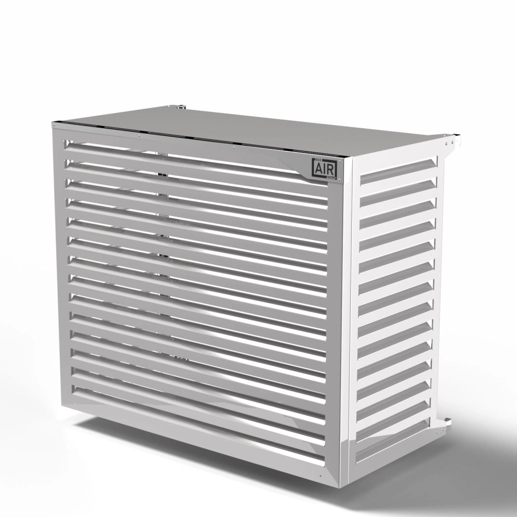 Copri Condizionatore 135x112x74 cm in Alluminio a Parete Big Blade XXL Bianco