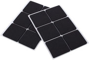 Pannelli Antiscivolo per Pavimenti - 12 Pezzi - Neri - Protezioni per Pavimenti - Accessori per Mobili - Dimensioni 4,6 cm x 4,6 cm