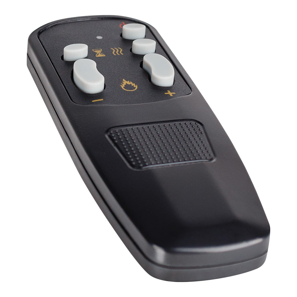 Camino Elettrico da Incasso 59x52,1x16,3 cm Effetto Fiamma 2000W Cristina Nero