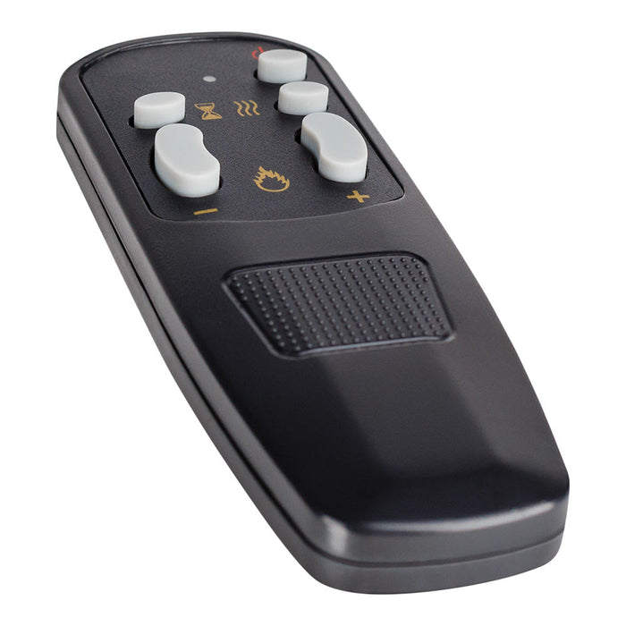 Camino Elettrico da Incasso 51,5x65,7x20,5 cm Effetto Fiamma 1500W Mars Nero