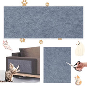Mat di gomma autoadesiva per gatti, 30 x 100 cm, mat di gomma autoadesiva per gatti, piastra di gomma autoadesiva per gatti, piastra di gomma per gatti, giocattolo di gomma per gatti, protegga i mobili dai graffi (grigio chiaro)