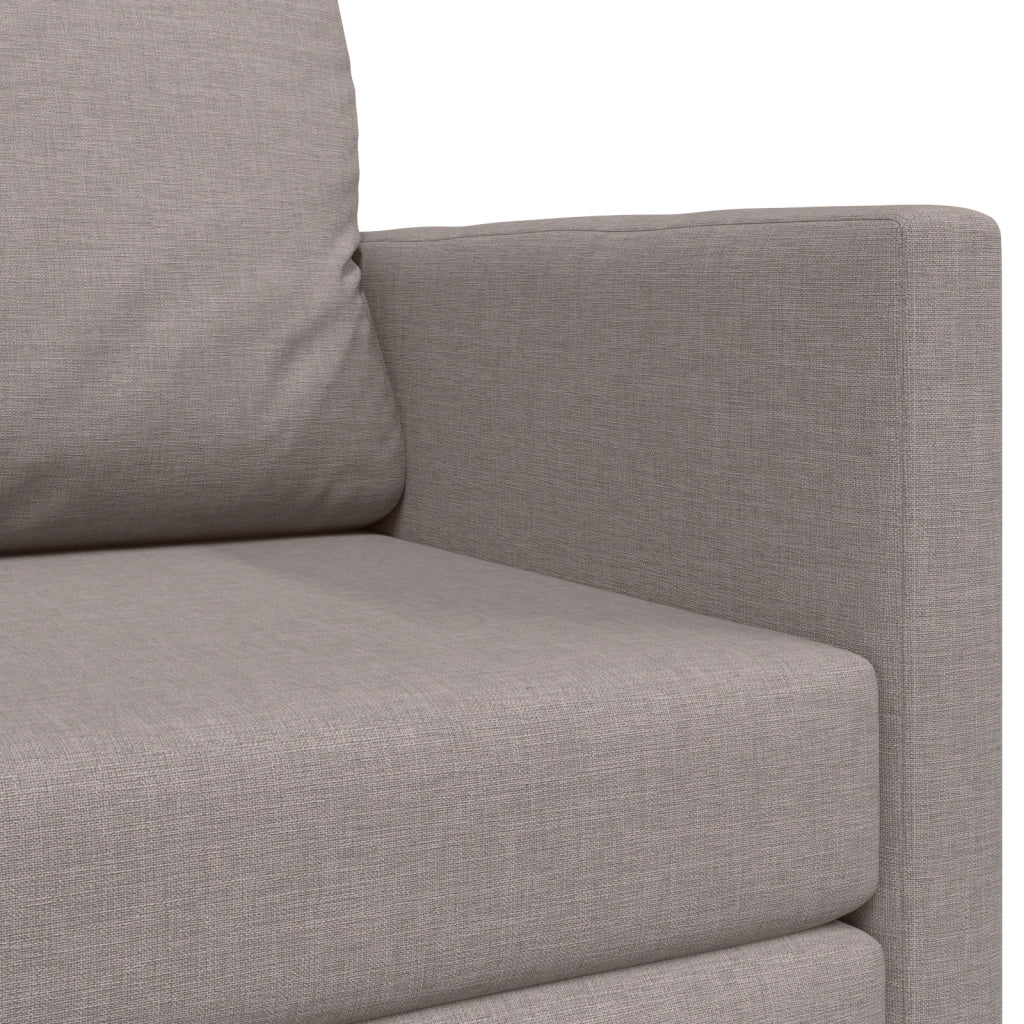 Divano Letto in Pietra 2-in-1 Tortora 124x71x78 cm Tessuto