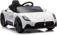 Macchina Elettrica per Bambini Licenza Ufficiale Maserati 10,8V 5Ah Bianco