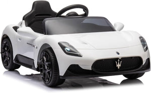 Macchina Elettrica per Bambini Licenza Ufficiale Maserati 10,8V 5Ah Bianco