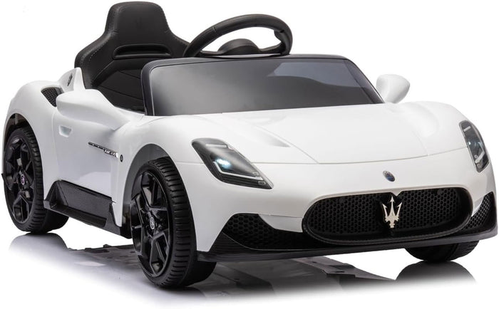 Macchina Elettrica per Bambini Licenza Ufficiale Maserati 10,8V 5Ah Bianco