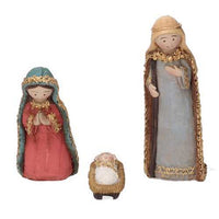 Natività resina set 11pz cm xh13