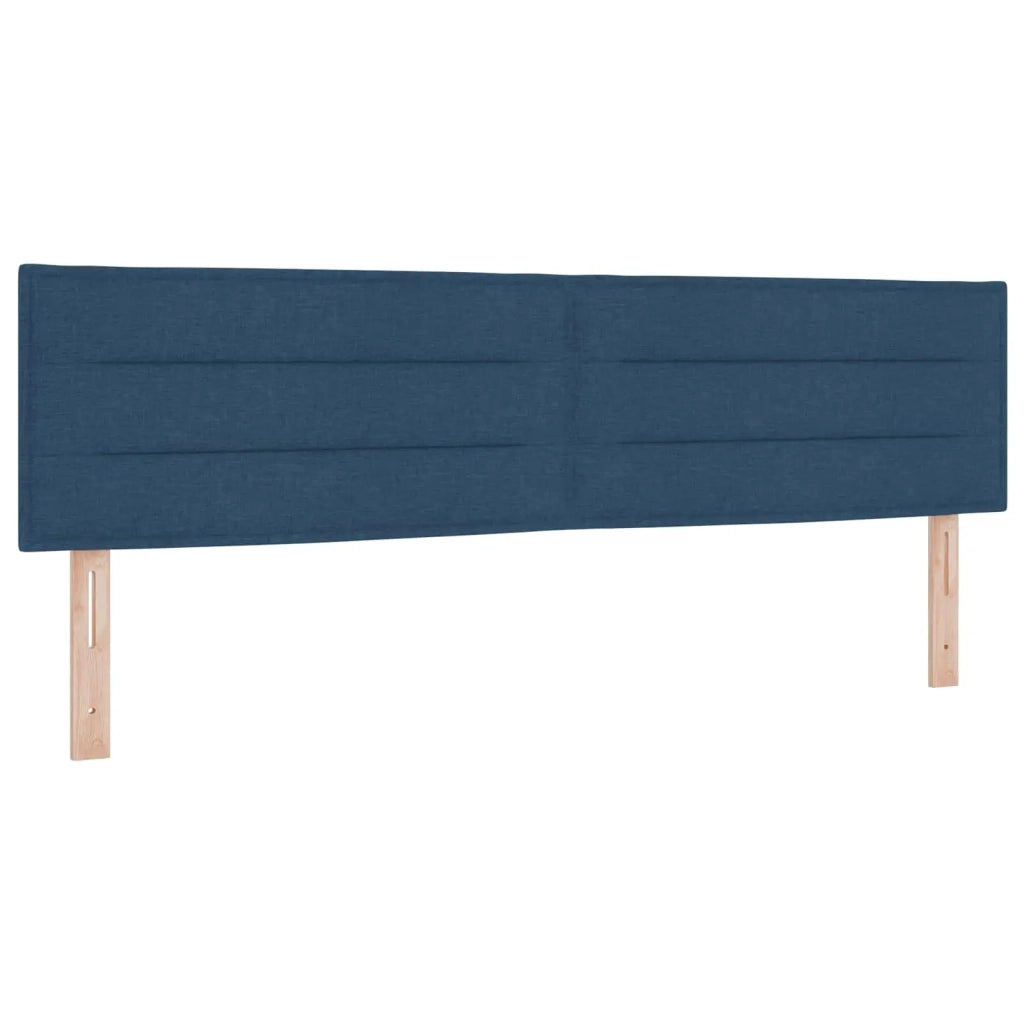 Letto box spring con materasso Blu 180 x 200 cm Tessuto 3451523