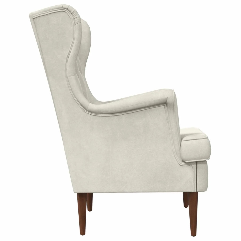 poltrona Crema Velluto 42029914