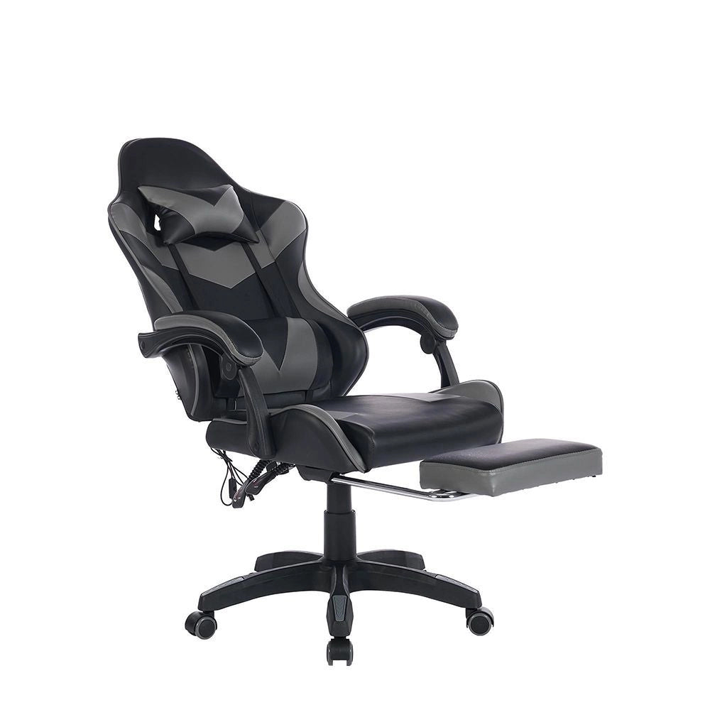 Sedia da gaming ergonomica girevole 360¡ã - Xylo - Regolabile con poggiapiedi, poggiatesta e supporto lombare