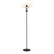 Lampada da terra Emibig Nova LP3 3xE14 nero/opal 173cm