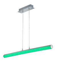 Lampada a Sospensione da Interno a LED in Metallo Cromo