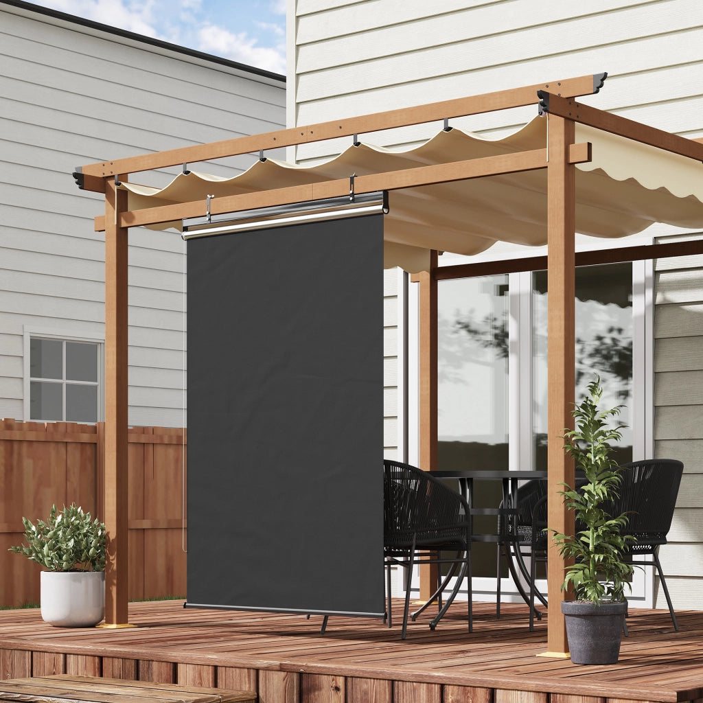 Tenda da esterno verticale manuale ¨C zephmum ¨C grigio scuro