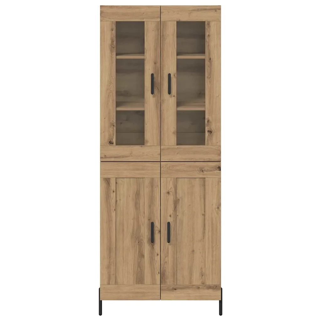 Credenza | Madia | Buffet da pranzo | Armadio da pranzo Rovere artigianale 69,5 x 34 x 180 cm