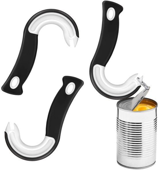 Apri-bottiglie 2 in 1 - Manico Portatile - Materiale Plastico - Facile da Usare - Prevenzione di Inghiottimenti