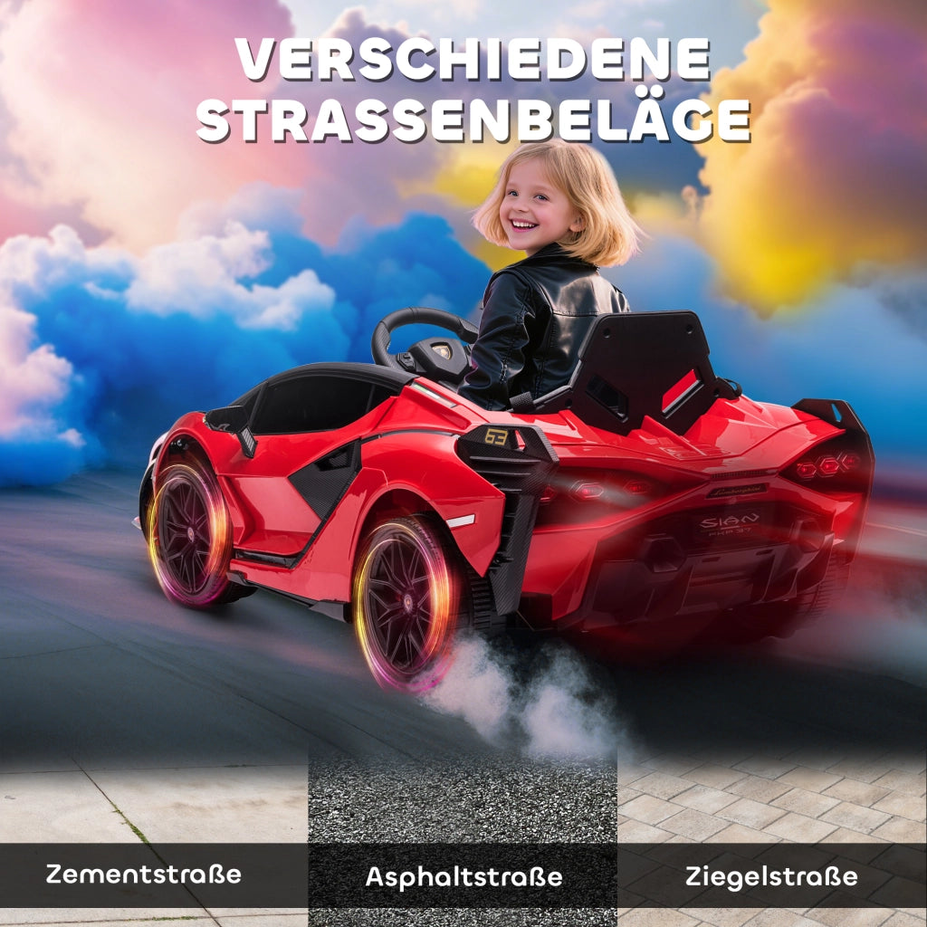 Auto Bambini 12V con Telecomando 2.4G ¨C zephmum ¨C Rosso