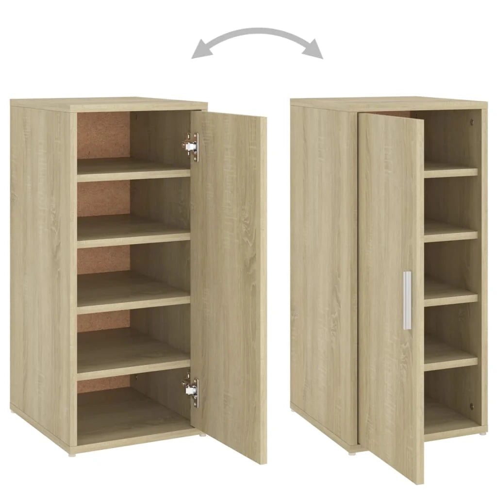 Scarpiera mobile contenitore per scarpe mobile per ingresso/corridoio/soggiorno design Sonoma 32 x 35 x 70 cm truciolato marrone 02_0021694